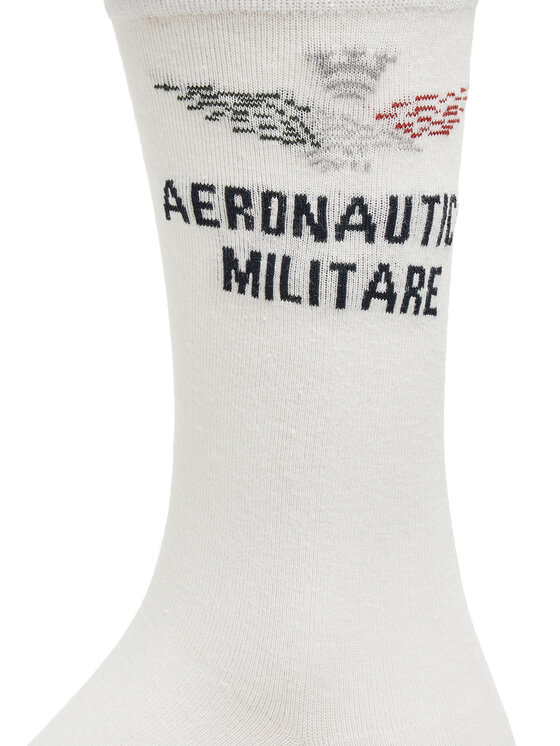 Aeronautica Militare Aeronautica Militare Dlhé ponožky 251CZ010L499 Biela