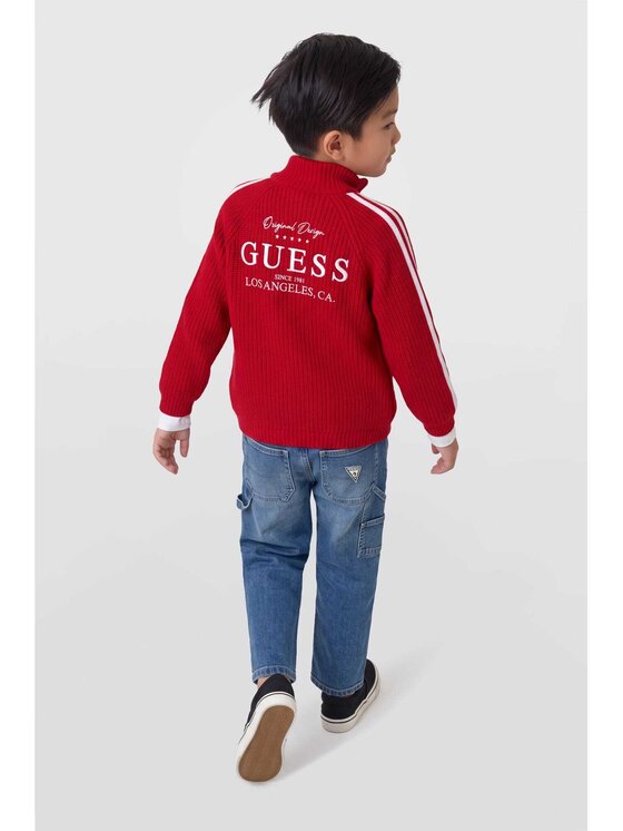 Guess Kids Guess Kids Spodnie materiałowe 184852 Niebieski Regular Fit