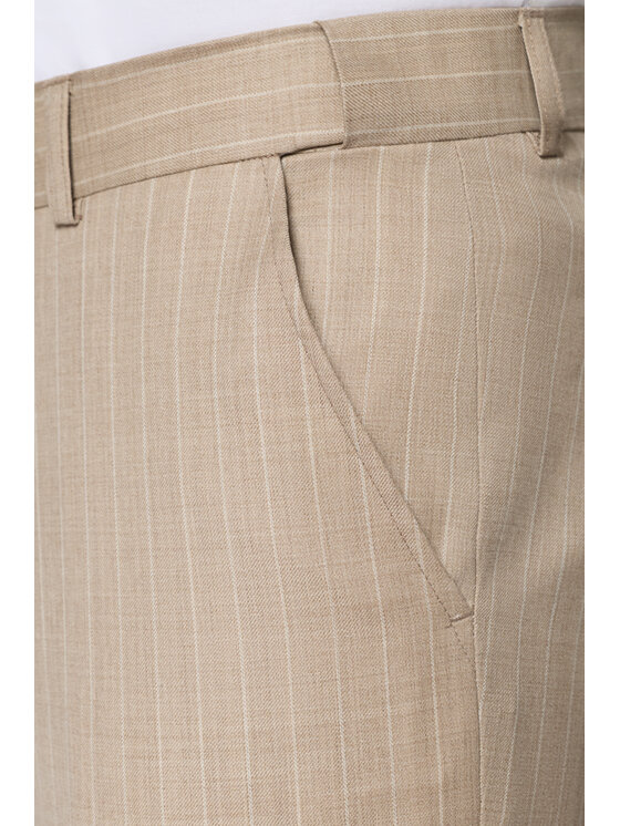 Lancerto Lancerto Garnitur Terrassa GA073126000007 Beżowy Slim Fit