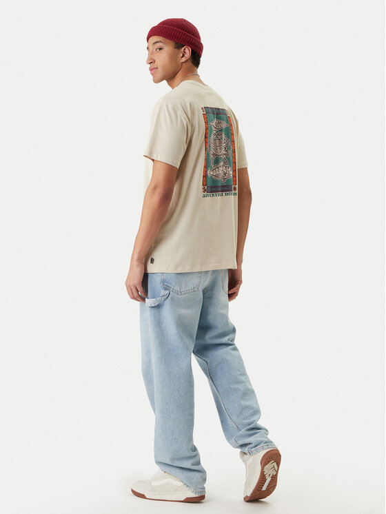 Billabong Billabong Футболка Fauna EBYZT00385 Бежевий Regular Fit