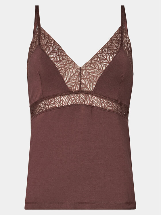 Femilet by Chantelle Maglietta del pigiama Jazz FNA510 Marrone Regular Fit, taglia : 46