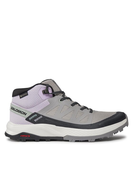 Salomon Pārgājienu apavi Outrise Mid GORE-TEX L47160600 Melns