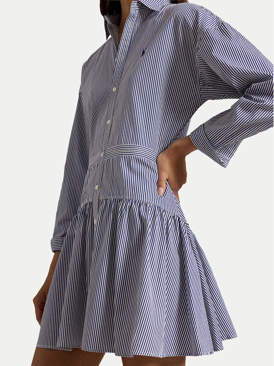 Polo Ralph Lauren Polo Ralph Lauren Haljina košulja 211B22754001 Tamnoplava Regular Fit