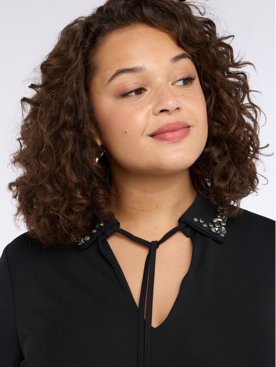 Fiorella Rubino Fiorella Rubino T-shirt G09HL009116N033 Nero Regular Fit