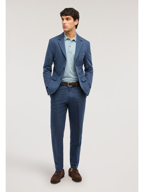 Trussardi Trussardi Pantaloni di tessuto P027M000119N034 Blu Regular Fit