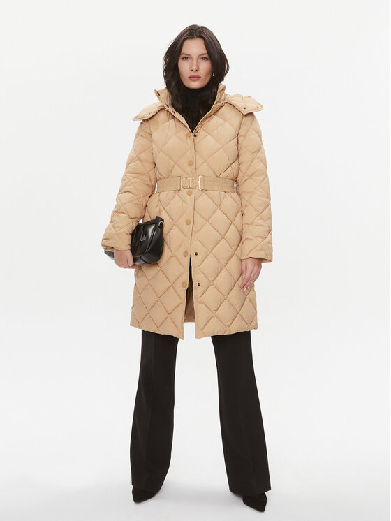 TWINSET TWINSET Зимно яке 232TP2240 Бежов Regular Fit