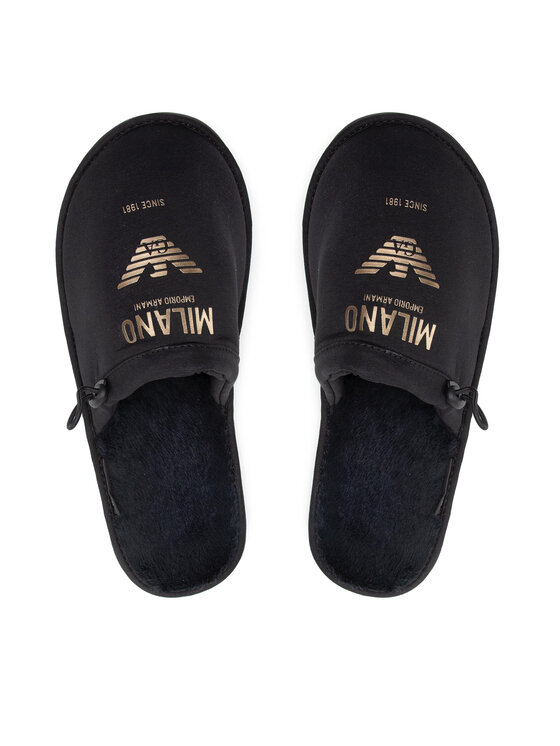 Emporio Armani Emporio Armani Papuci de casă XJPM06 XM920 K001 Negru