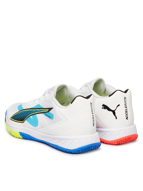 Puma Puma Buty halowe Accelerate Turbo 4 Game On 108888 01 Biały