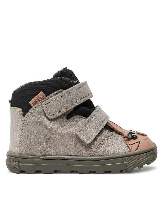 Mrugała Mrugała Schnürschuhe ANDY 6180/4-84 Silberfarben