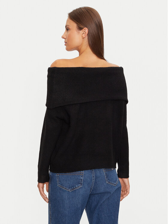 Brave Soul Brave Soul Pulover LK-248EVERLYNA Črna Regular Fit