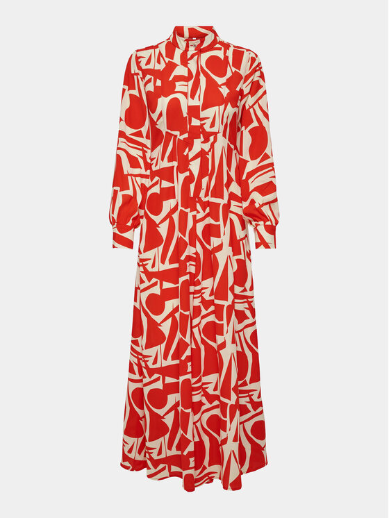 ONLY ONLY Haljina košulja Helena 15315463 Crvena Loose Fit