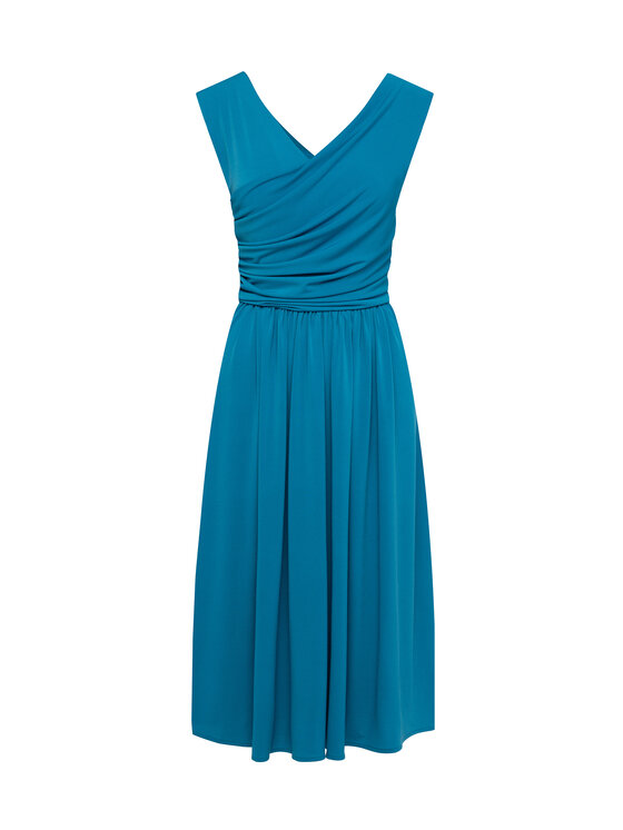 QUIOSQUE QUIOSQUE Sukienka letnia 4UD020 Turkusowy Regular Fit