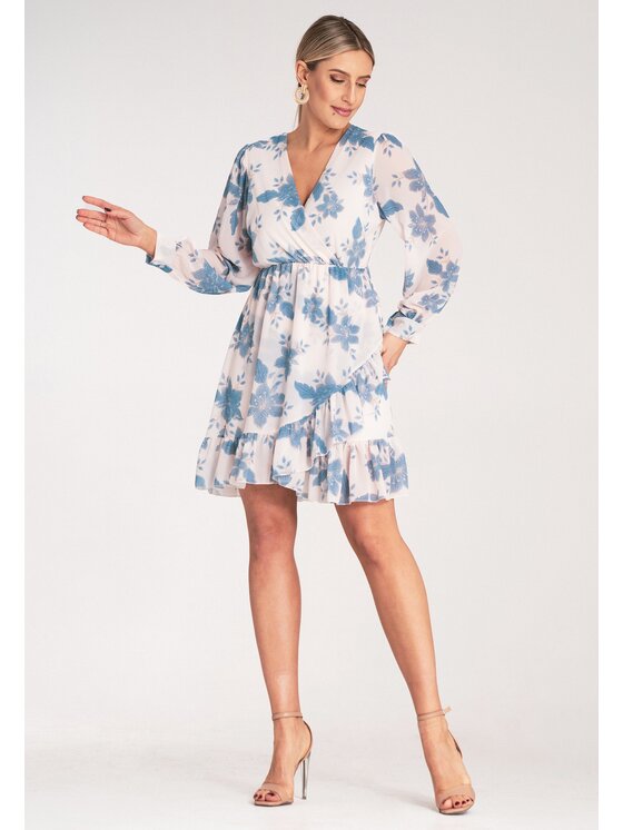 FIGL FIGL Abito da cocktail M1162 Blu Flared Fit