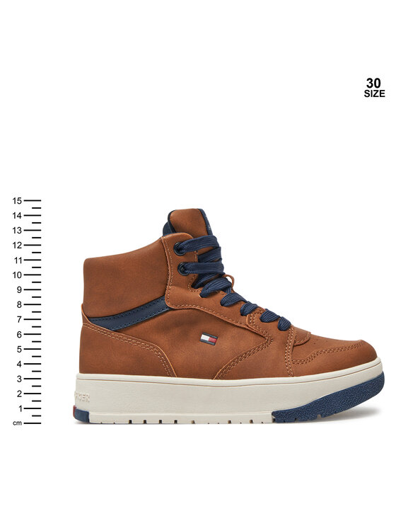 Tommy Hilfiger Tommy Hilfiger Sneakers Mid Cutlace-Up Sneaker T3X9-33641-1351 M Braun