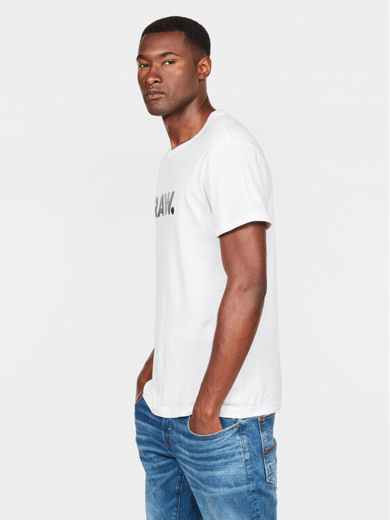 G-Star Raw G-Star Raw T-shirt Holorn D08512-8415 Bijela Regular Fit