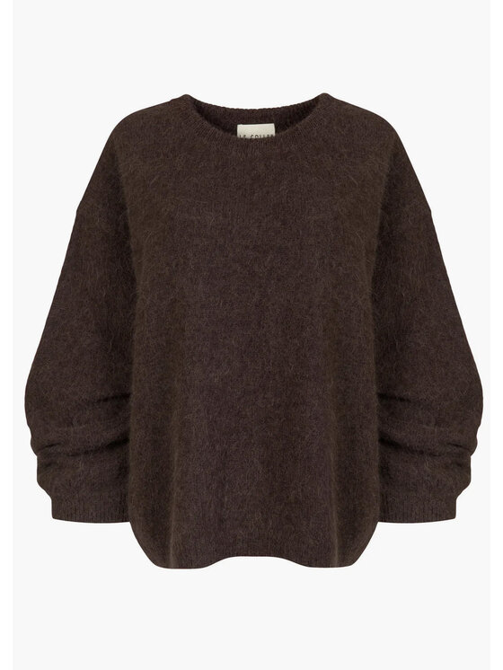 Le Collet Le Collet Sweter DIANA Brązowy Oversize