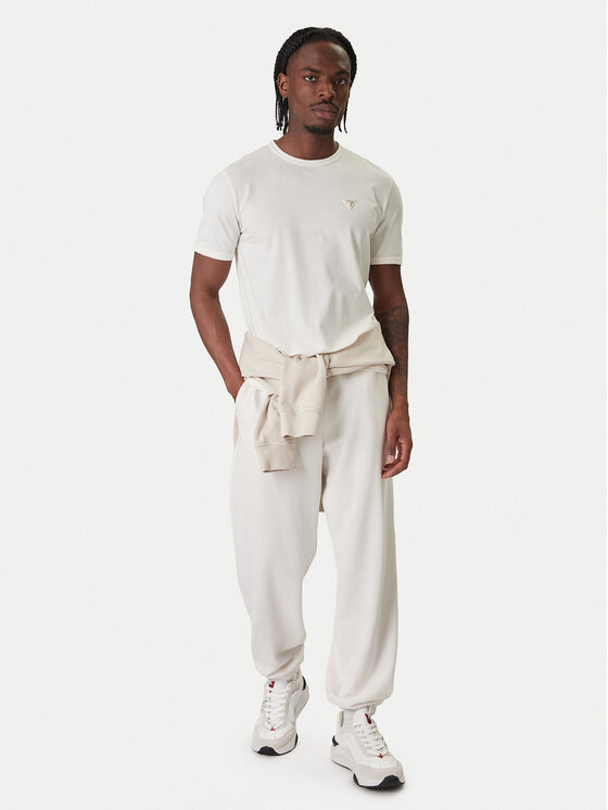 Guess Guess T-krekls Z6RI07 J1314 Écru Regular Fit