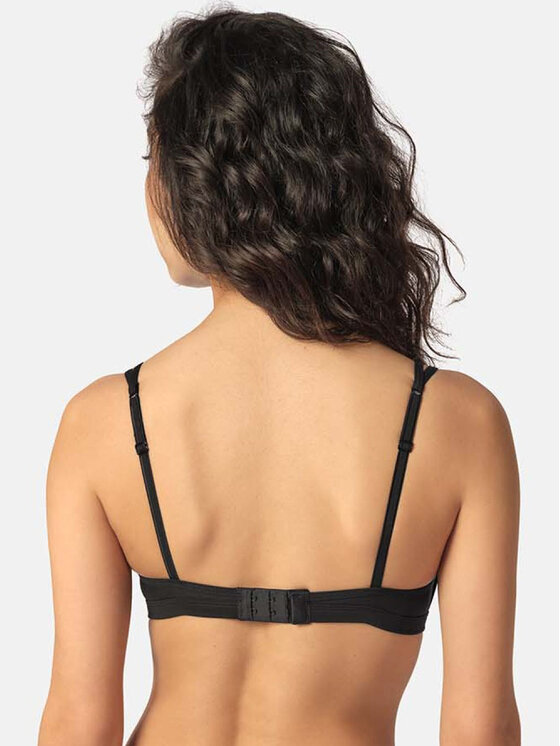 Skiny Skiny Biustonosz z fiszbiną 82414 Czarny