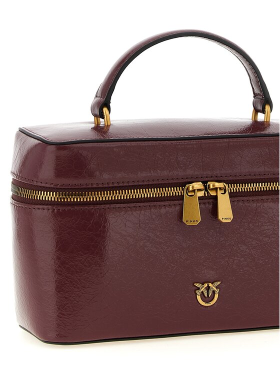 PINKO PINKO Torebka Bordeaux Calfskin Hand Bordowy