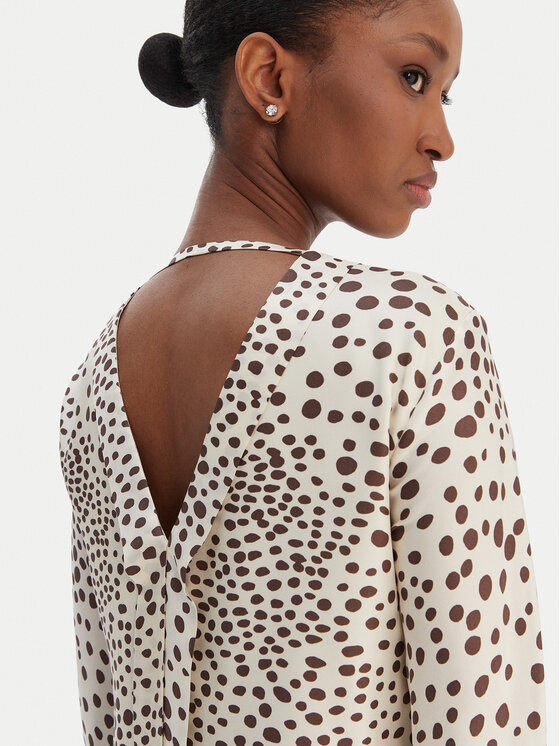 Marella Marella Ikdienas kleita Samba 2613221171 Écru Regular Fit