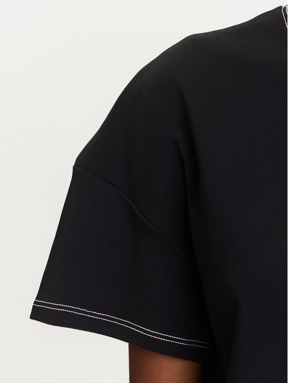 KARL LAGERFELD KARL LAGERFELD T-särk A3W17019 Must Boxy Fit