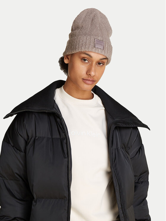 Calvin Klein Calvin Klein Căciulă Modern Patch Chunky K60K612596 Bej