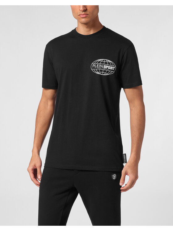 Plein Sport Plein Sport T-Shirt 19555 Czarny Regular Fit
