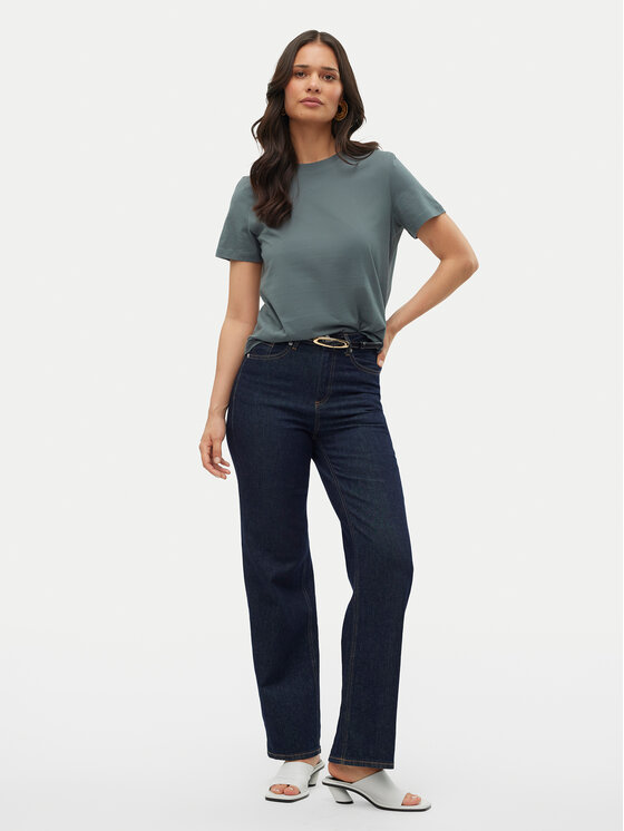 Vero Moda Vero Moda T-Shirt Paulina 10316991 Πράσινο Regular Fit