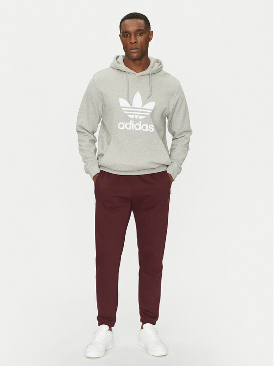 adidas adidas Pantaloni trening Trefoil Essentials JD2420 Vișiniu Slim Fit
