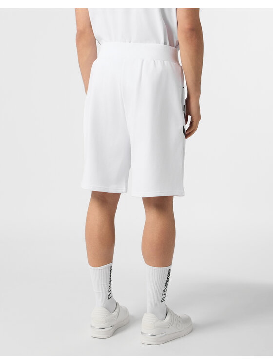 Plein Sport Plein Sport Szorty sportowe 28335 Biały Jogger Fit