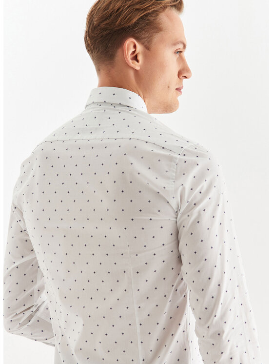 Pako Lorente Pako Lorente Koszula P22WF-1X-053 Biały Slim Fit