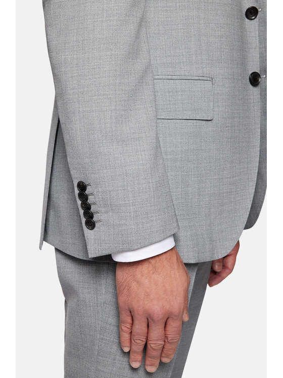 Lancerto Lancerto Garnitur Torreon GA073124000015 Szary Slim Fit