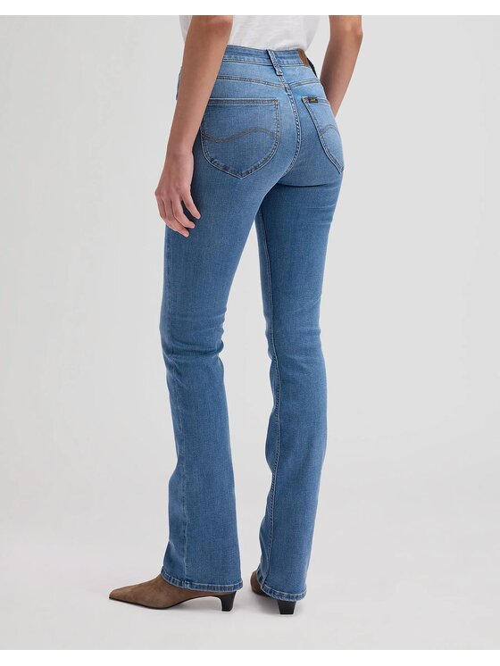 Lee Lee Jeansy BREESE BOOT Niebieski Slim Fit