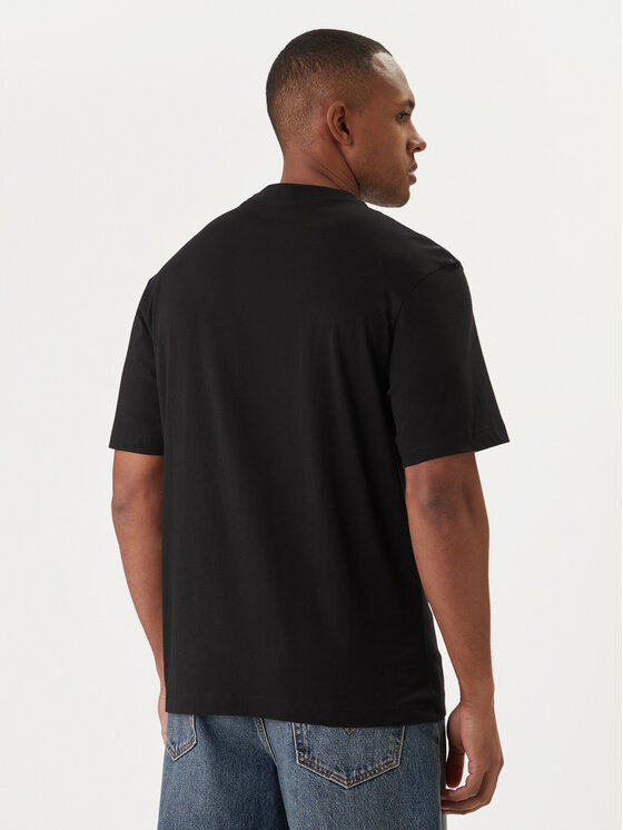 HUGO HUGO Marškinėliai Nayonix 50554382 Juoda Regular Fit