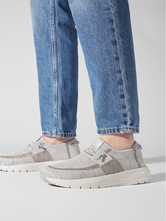 Hey Dude Hey Dude Sneakersy Sirocco Dual Knit 40184-007 Sivá