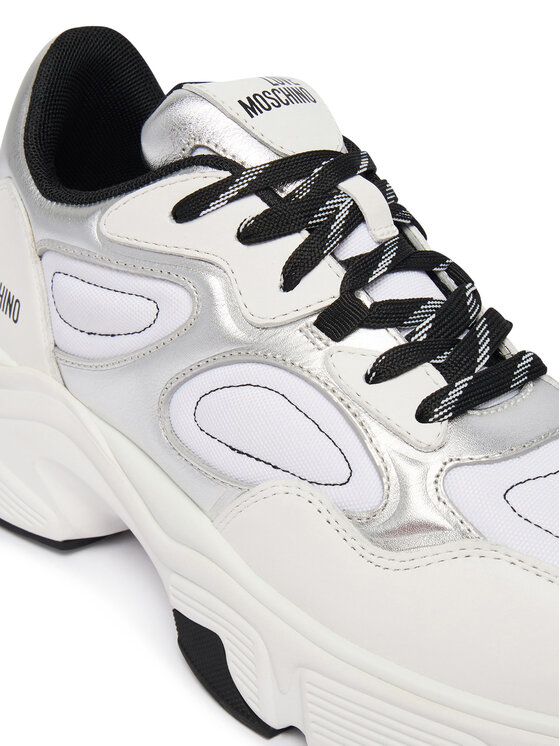LOVE MOSCHINO LOVE MOSCHINO Sneakersy JA15556G0PINR10A Biały
