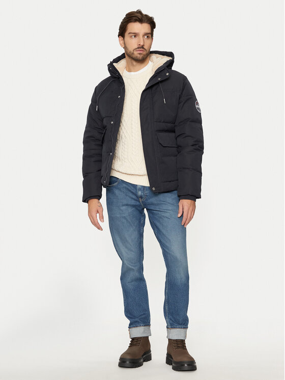 Jack&Jones Jack&Jones Zimska jakna Carl 12256901 Tamnoplava Straight Fit