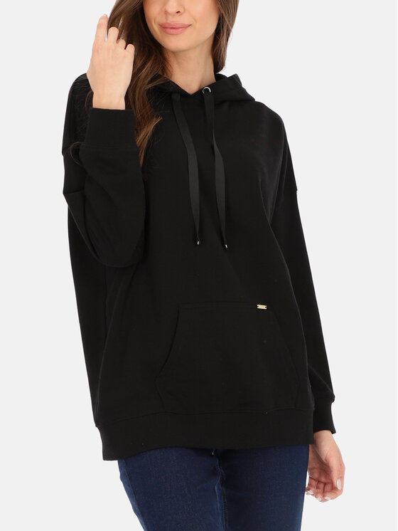 L’AF L’AF Bluza Marcy Czarny Regular Fit