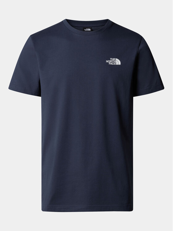 The North Face The North Face T-Shirt Simple Dome NF0A87NG Granatowy Regular Fit