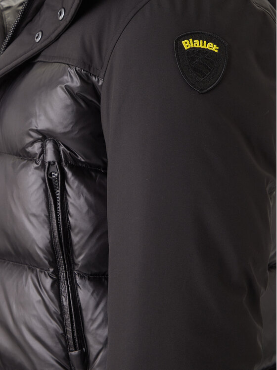 Blauer Blauer Vatovaná bunda Giubbini 25WBLUC03143 Čierna Regular Fit
