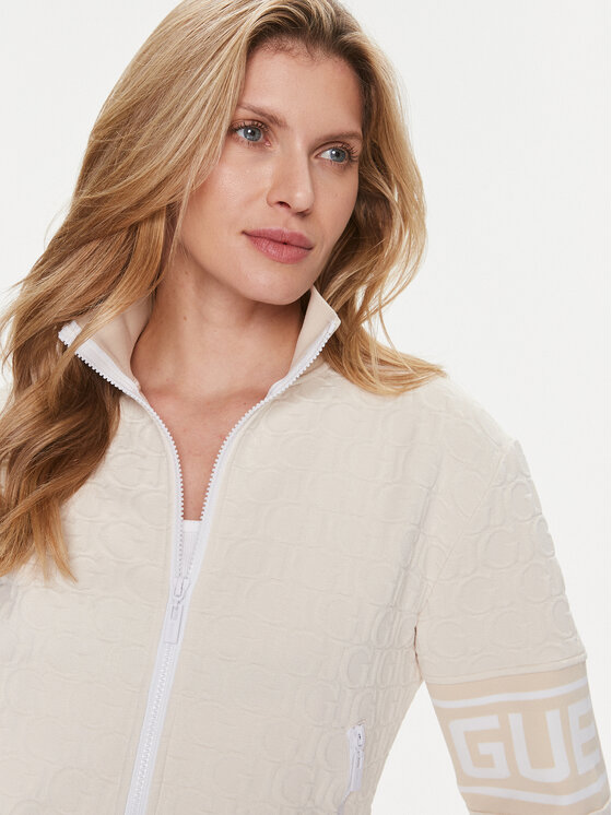 Guess Guess Džemperis V3YQ11 KBSL0 Smėlio Regular Fit