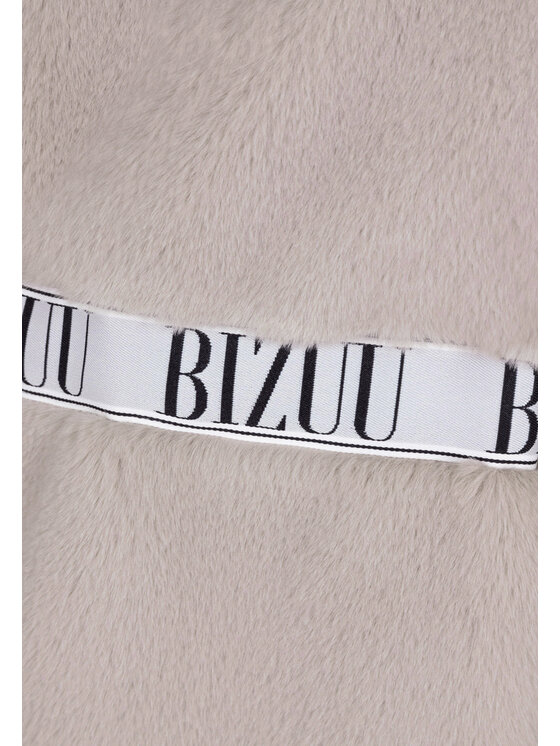 BIZUU BIZUU Futro FLORENCE Beżowy Standard Fit
