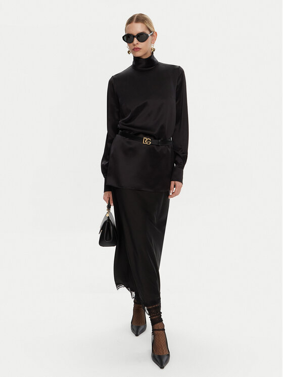 Dolce&Gabbana Dolce&Gabbana Blusa F7AI0T FU1AU N0000 Nero Regular Fit