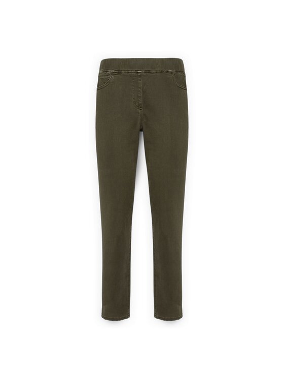 Elena Mirò Elena Mirò Pantaloni di tessuto P152G000436N025 Verde Slim Fit