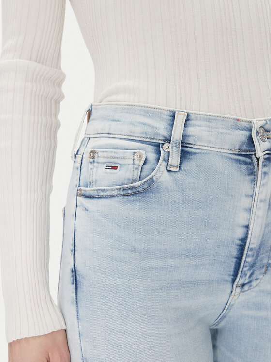 Tommy Jeans Tommy Jeans Blugi Sylvia Hgh Skn Bi1213 DW0DW20025 Albastru Regular Fit