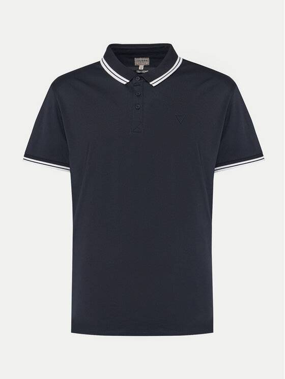 Guess Guess Marškinėliai M2GP34 KARS0 Tamsiai mėlyna Regular Fit