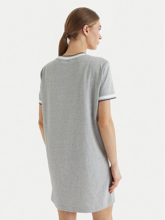 Calvin Klein Jeans Calvin Klein Jeans Každodenní šaty LV047F248G Šedá Relaxed Fit