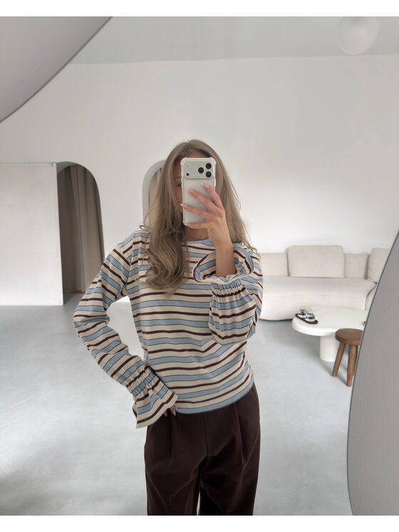 Le Songe Le Songe Longsleeve GIA Niebieski jasny Oversize