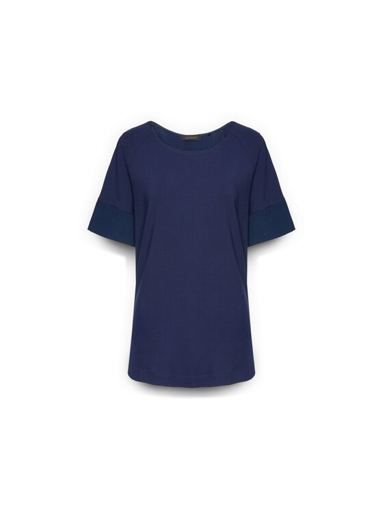 Elena Mirò Elena Mirò T-Shirt G047Z000731N034 Niebieski Regular Fit