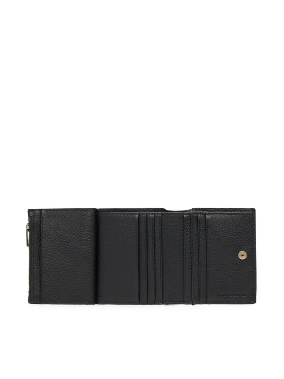 Calvin Klein Calvin Klein Μεγάλο Πορτοφόλι Ανδρικό Ck Leather Comp Trifold W C &Car LV04D1029G Μαύρο